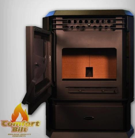 ComfortBilt HP61 Pellet Stove - 2 Finishes - 51 pound hopper capacity, 50,000 BTU, EPA and CSA Certified in Fireplace & Firewood - Image 3