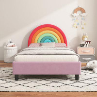 Latitude Run® Rainbow Twin Platform Bed