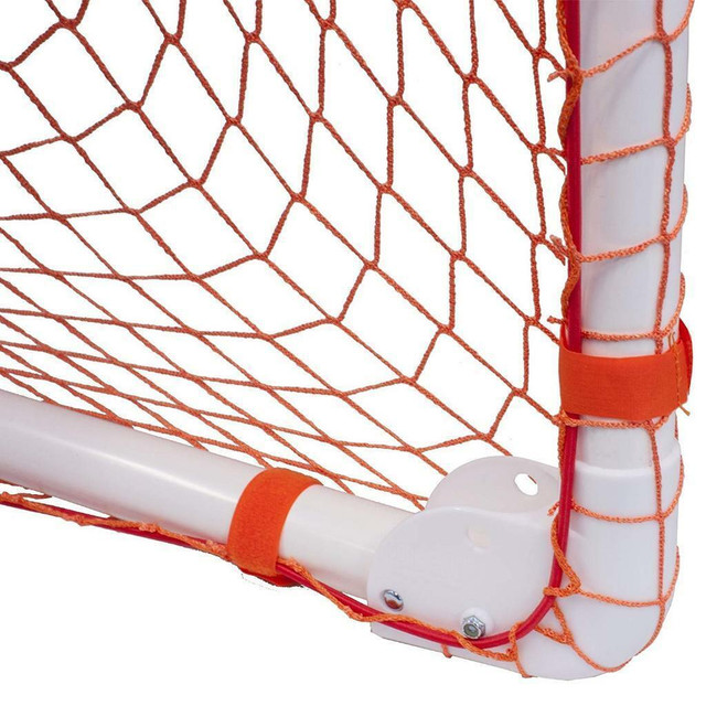 Park & Sun Sports Indoor/Outdoor Nylon Slip Net with Bungee Cord Frame: Multi-Sport Goal, Orange, 6' W x 4' H x 3' D in Other in Ottawa / Gatineau Area - Image 2