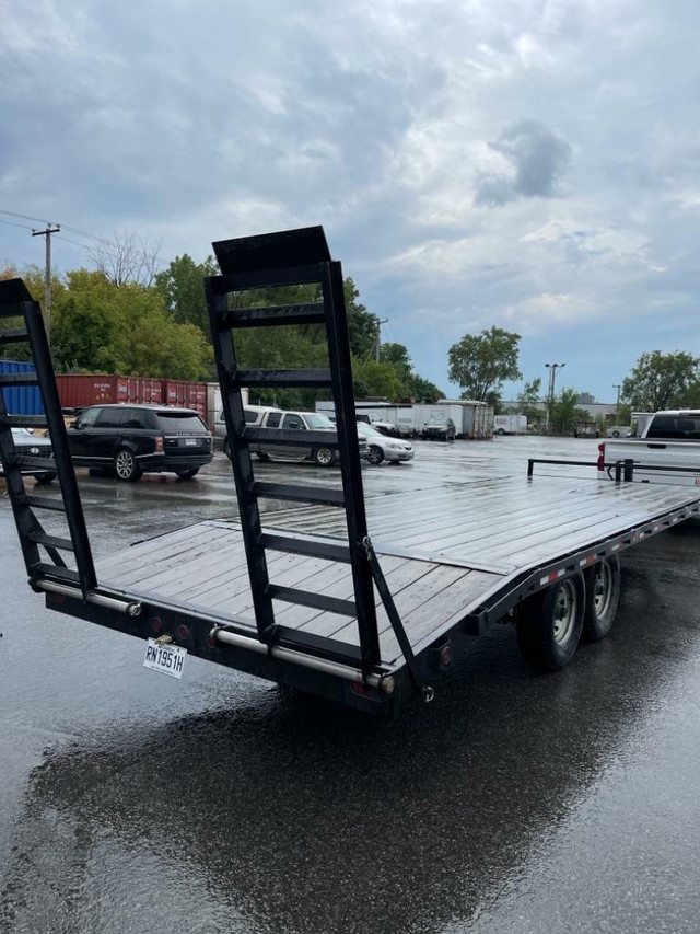 Remorque Flat Bed 20 pieds avec rampe à louer in Boat Parts, Trailers & Accessories in Greater Montréal
