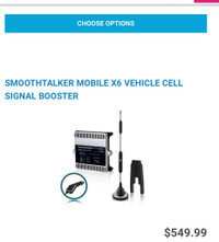 Smooth talker Mobile X6 4G LTE 6 Band Cellular Phone Booster