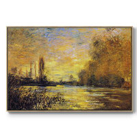 Wexford Home The Small Arm Of The Seine At Argenteuil, 1876 Framed On Canvas Print