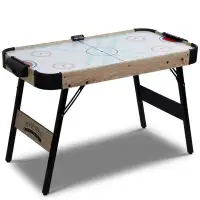 RayChee RayChee 48'' 2 -Player Wood Air Hockey Table with Digital Scoreboard