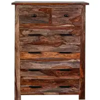 The Twillery Co. Ringgold Sheesham Wood 6 Drawer Chest