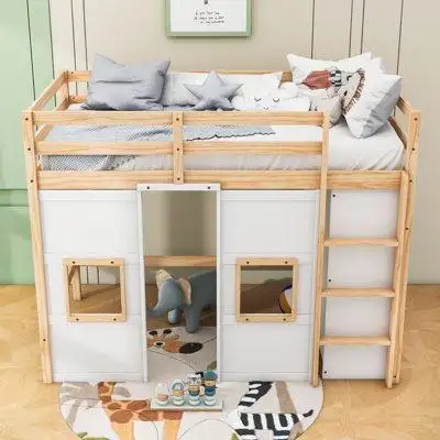 Harriet Bee Jeaneta Kids Twin Loft Bed with Drawers