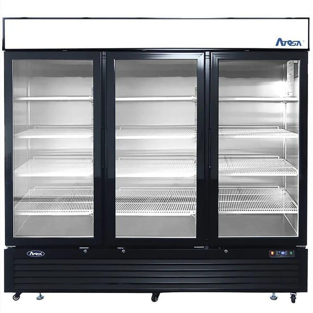 Atosa Triple Door 82 Wide Glass Display Refrigerator in Other Business & Industrial