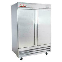 54 Two Section Solid Door Reach in Freezer - 46.5 cu. ft. *RESTAURANT EQUIPMENT PARTS SMALLWARES HOODS AND MORE*