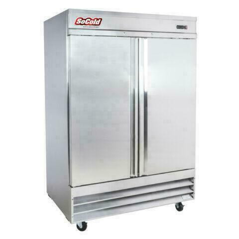 54 Two Section Solid Door Reach in Freezer - 46.5 cu. ft. *RESTAURANT EQUIPMENT PARTS SMALLWARES HOODS AND MORE* in Other Business & Industrial in City of Toronto