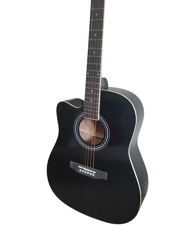 Minor Error-Left handed Acoustic Guitar for Beginners Adults Students Intermediate players 41-inch full-size Dreadnought in Guitars - Image 3
