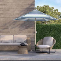 Visco Link Auto Tilt Steel Outdoor Table Umbrella — Outdoor Tables & Table Components: From $99