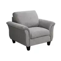 Sofa by Fancy Troy Charcoal Chair