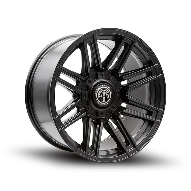 20x10 Thret Offroad Dropzone 805 satin black wheels for Ford, RAM, GMC, Chevy, Jeep in Tires & Rims in Alberta - Image 2