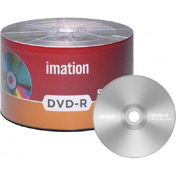 imation 16x DVD-R Blank Media - 4.7GB/10Min Branded Logo - 50 Pack Spindle in CDs, DVDs & Blu-ray
