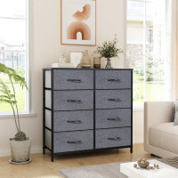 Foundry Select Dresser For Bedroom, 8 Drawer Dresser For Closet, Hallway, Fabric Dresser, Sturdy Steel Frame, Lightweigh