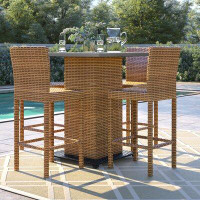 Sol 72 Outdoor™ Waterbury Square 4 - Person 35.5" Long Dining Set