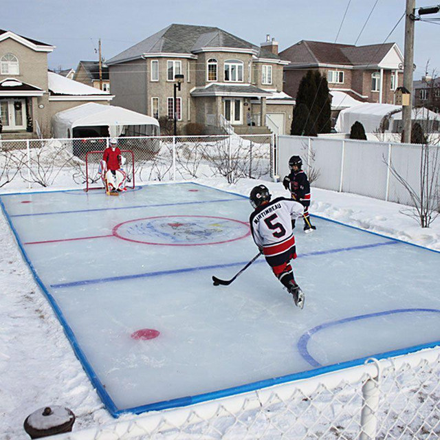 OUTDOOR ICE RINK TARP - HEAVY DUTY RINK LINER -- Ideal for Building a Backyard Rink for your own  Wayne Gretzky in Hockey in London