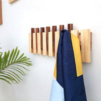 Union Rustic Manufactured Wood Hook Wall mounted Coat Rack