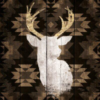 Clicart Precious Antlers II by Wellington Studio - Wrapped Canvas Print