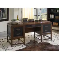 Wildon Home® Bridgevine Home Branson Executive Desk