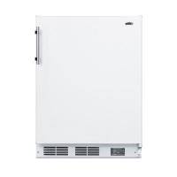 Summit Appliance 24" Wide Break Room Refrigerator-Freezer, ADA Compliant