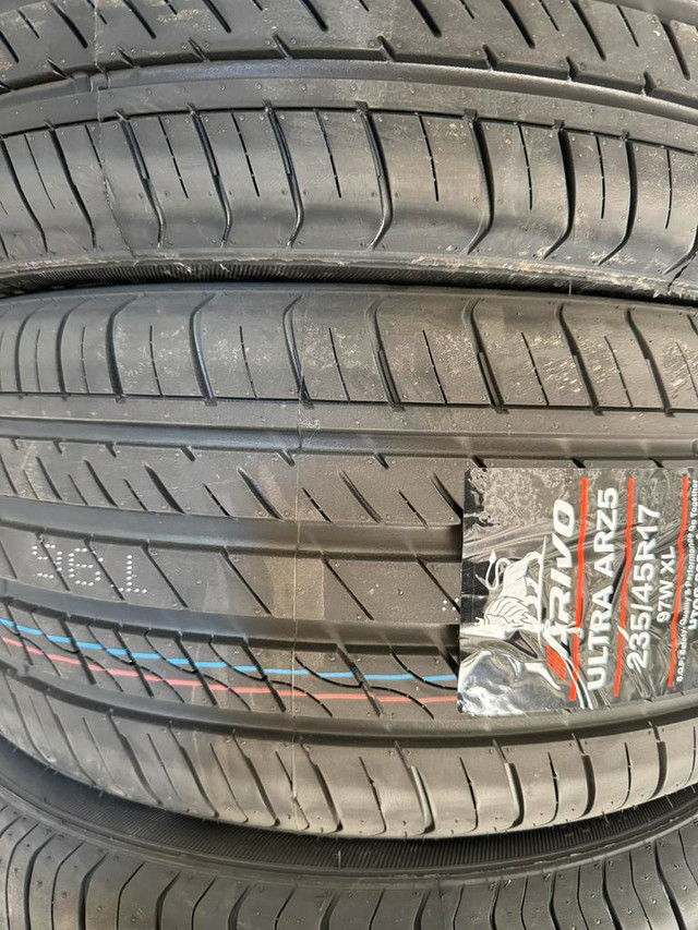 235/45R17 NEW SET ALL SEASON TIRES ARIVO 235/45/R17 TIRE 235 45 17 in Tires & Rims in Kitchener Area