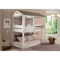 AF - Youth Twin/Twin Bunk Bed Available in Rustic White or Grey