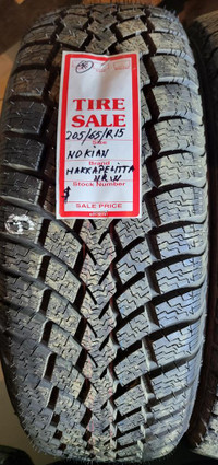 P 205/65/ R15 Nokian Hakkapeliitta hrw Winter M/S*  WINTER Tire 100% TREAD LEFT  $100 for THE TIRE / 1 TIRE ONLY !!