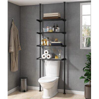 Latitude Run® Kornelija Steel Freestanding Over-The-Toilet Storage