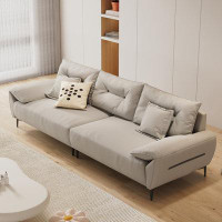 Crafts Design Trade 102.36" LightGray 100% Polyester Modular Sofa