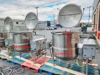Cleveland 100 gallon steam kettle mixer agitator / Chiller  ** Marmite a vapeur melangeur GAS / GAZ