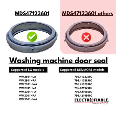 MDS47123601 Washing machine door seal