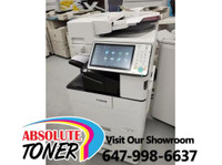 $85/month. Canon ImageRunner Advance 4551i Monochrome Multifunction Laser Printer Office Copier Scanner  w/ Finisher