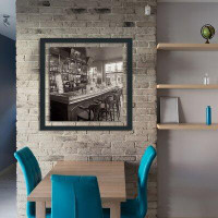 Picture Perfect International 'La Colombre Cafe III' by Alan Blaustein Framed Photographic Print