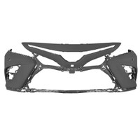 Toyota Camry SE/XSE Front Bumper With Sensor Holes & With Bird's Eye View - TO1000437