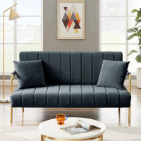 GZMWON Modern And Comfortable Australian Cashmere Fabric Sofa, Upholstered Sofa