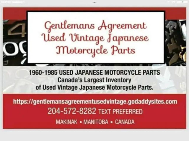 Thank You in Motorcycle Parts & Accessories in Nova Scotia