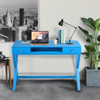 Breakwater Bay Lift Desk With 2 Drawer Storage, Computer Desk With Lift Table Top