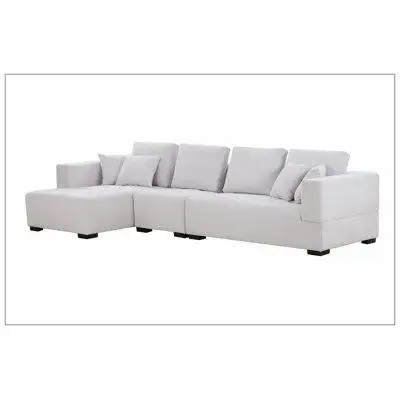 Latitude Run® Mid Century Modern Sofa L-Shape Sectional Sofa Couch Left Chaise For Living Room