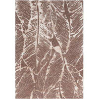 Candice Olson Rugs Modern Classics Abstract Hand Tufted Dark Brown Area Rug