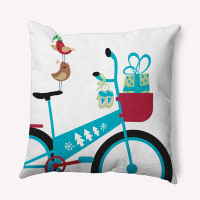 e by design Close Up Bike Accent Pillow_PHGN1573BL27
