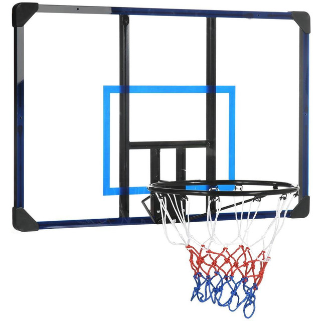 WALL MOUNTED BASKETBALL HOOP, MINI HOOP WITH 45 X 29 SHATTER PROOF BACKBOARD in Basketball