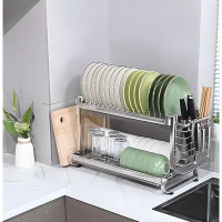 LIYONG Stainless Steel Countertop Dish Rack