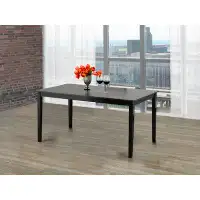 Charlton Home Snider Rubber Solid Wood Dining Table
