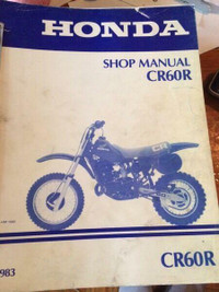 1983 Honda CR60R Shop Manual