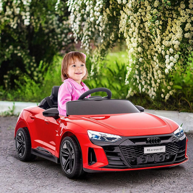 ELECTRIC RIDE ON CAR WITH REMOTE CONTROL, 12V 3.1 MPH KIDS RIDE-ON TOY FOR BOYS AND GIRLS WITH SUSPENSION SYSTEM in Toys & Games