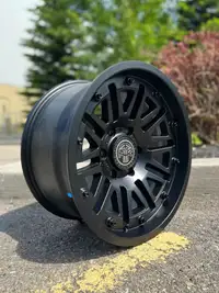 17 inch Thret Offroad Storm 701 satin black wheels for Jeep Wrangler / Gladiator (5x127)
