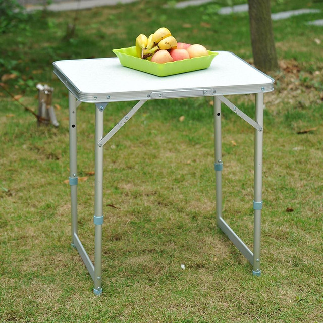 Picnic Table 23.5" x 17.75" x 25.25" Silver in Fishing, Camping & Outdoors