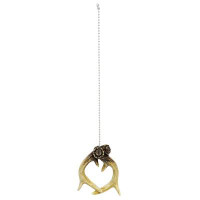 De Leon Collections Polyresin Antler Fan Pull Chain Extension