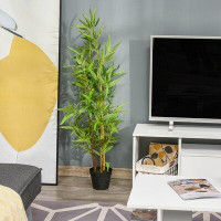 Outsunny 42.25'' Artificial Bamboo Tree in Pot