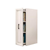 Hokku Designs 43.31" White Standard Manufactured Wood 1Drawer Bookcases